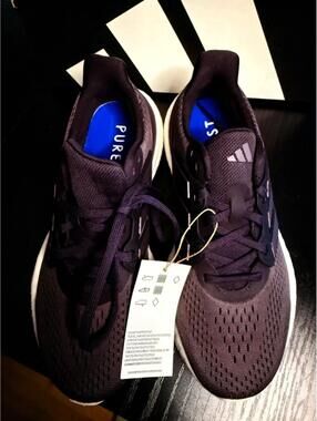 Adidas Pureboost 23 Running Shoes Plum Purple Women’s 6.5 NWT Boost Comfort